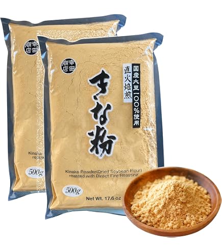Amazon.com : 2 Packs Kinako Japanese Roasted Soybean Flour 142g